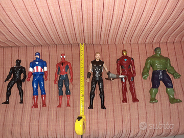 Thor, hulk, captain America, iron man, spider
