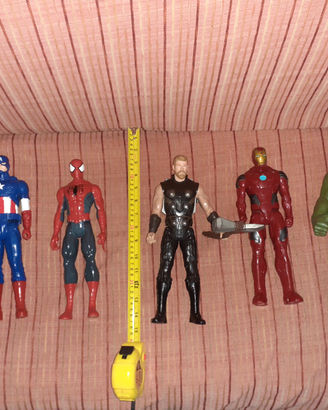 Thor, hulk, captain America, iron man, spider