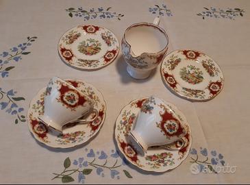 Set CIOCCOLATA porcellana inglese FOLEY BROADWAY