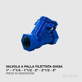 Valvola Non Ritorno a Palla Ghisa Filettata FF