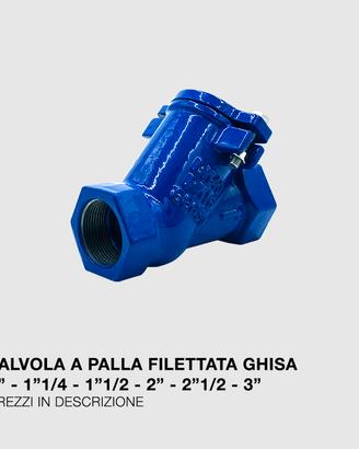 Valvola Non Ritorno a Palla Ghisa Filettata FF
