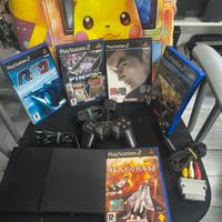 ps2 originale con 5 giochi 