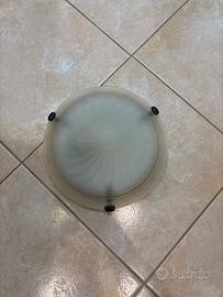 Plafoniera da Soffitto in Vetro Satinato