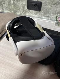 Oculus quest 2 128 con custodia e cinturino kiwi