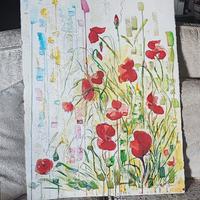 Quadro su carta telata 