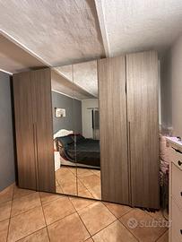 Armadio 6 ante Conforama con specchi-275x247 cm