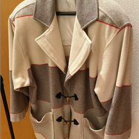 Cappotto montgomery donna vintage anni 80 lana