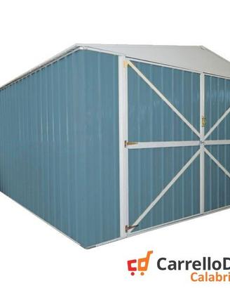 Box auto in Acciaio lamiera 360x514cm 18mq blu