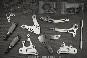Pedane arretrate KAWASAKI Z 750 / Z1000 2007 2013