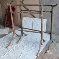 Cavalletti in ferro regolabili fino a 180 cm