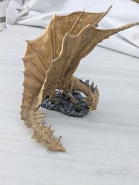 Miniatura drago d'oro dipinta