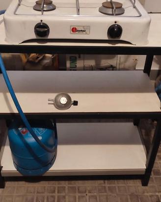 Cucina a gas campeggio