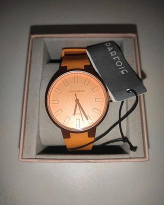 PARFOIS OROLOGIO DA POLSO SILICONE ARANCIONE