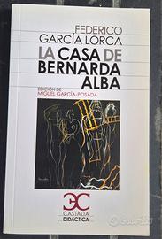 Libro "La casa de Bernarda Alba" García Lorca 