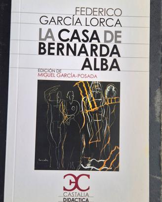 Libro "La casa de Bernarda Alba" García Lorca 