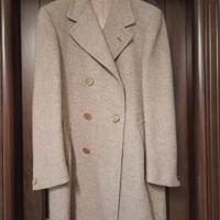 Cappotto doppio petto color taupe