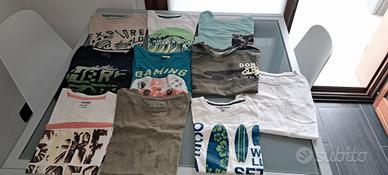 Lotto 10 T-Shirt taglia 10/12
