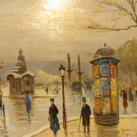 Quadro olio Giuseppe Scognamiglio primi 900