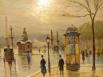 Quadro olio Giuseppe Scognamiglio primi 900