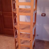Scaffali ripiani libreria angolare