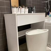 Toeletta/postazione trucco con specchio + sgabello