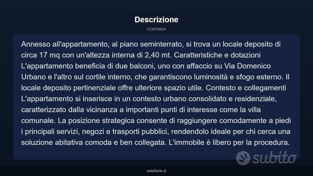 Appartamento – BA - Altro