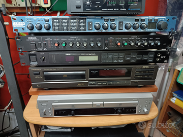 Compressore Yamaha e cd recorder Sony