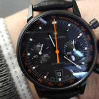 Hamilton Intra-Matic PVD nero arancio 