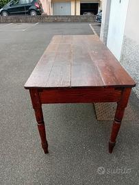 COPPIA DI TAVOLI RUSTICI PRIMI 900