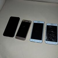 4 smartphone Samsung Galaxy per ricambi 