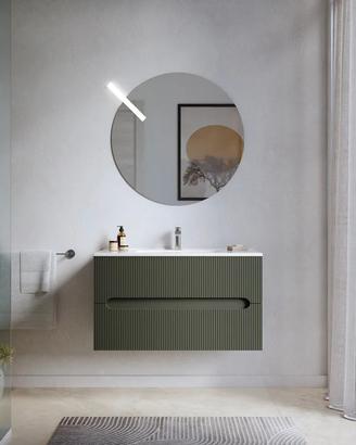 Mobile Bagno Tayga verde 90 cm NUOVO
