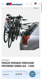 Portabici posteriore