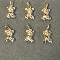 6 ciondoli in argento 925