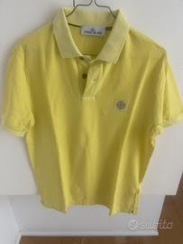 Polo uomo - ragazzo giallo Stone Island