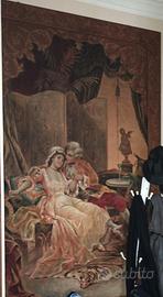 Grande Arazzo d'Epoca Stile Rococò