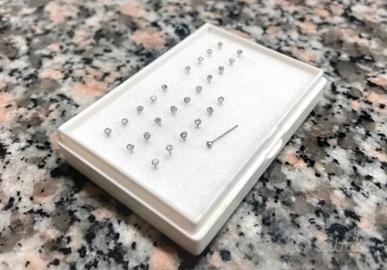 Nasino(piercing nostril) in oro bianco 750