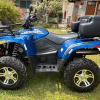 ARTIC CAT 700- Quad Atv. CON CINGOLI DA NEVE