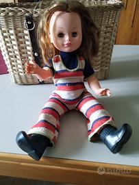 Bambola vintage italiana anni '60-'70, marchio RA 