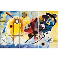Quadro Kandinsky Giallo Rosso Blu