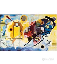 Quadro Kandinsky Giallo Rosso Blu