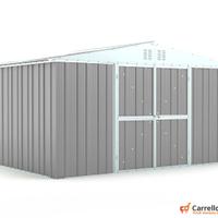 Box lamiera deposito Acciaio 403x269 grigio chiaro