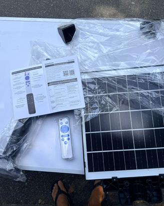 Lampione solare esterno Ofuray a led