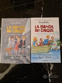 2 libri, La Banda dei Cinque, di Enid Blyton