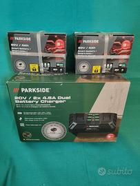 kit 2 batterie+ caricabatterie Parkside 