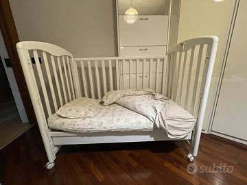 Lettino Foppapedretti con sponda a scomparsa