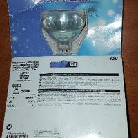 2 lampadine faretto alogene 12V 50W attacco GU 5.3