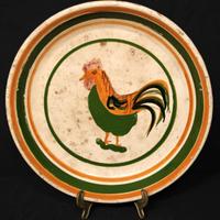 Antico piatto decorativo – Ceramica fine ‘800