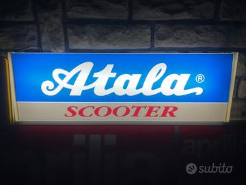Insegna luminosa Atala Scooter 