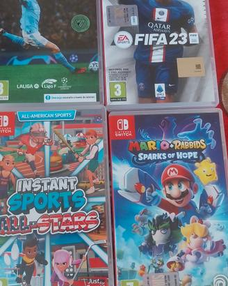 giochi nintendo switch e play station 3