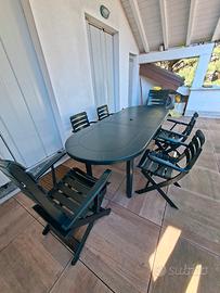 Set Tavolo e 6 sedute Rovergarden